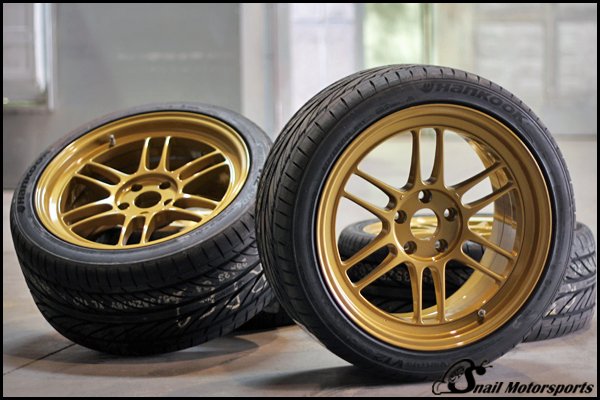Enkei RPF1 wheels in Gold