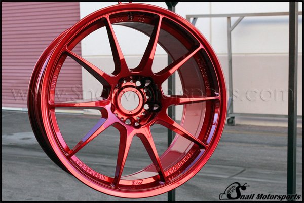 Konic wheels in Candy Red