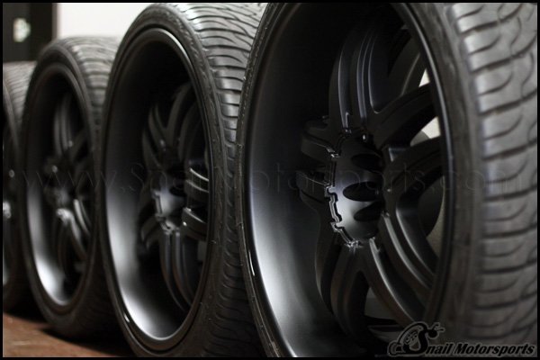 Forgiatto wheels in Flat Black