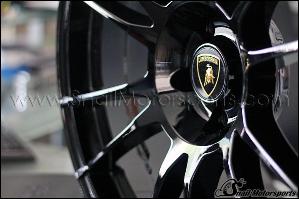 Lamborghini wheel in Gloss Black