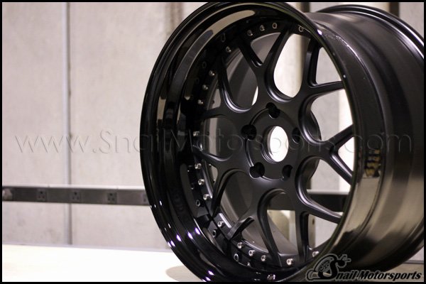 BMW M3 custom three-piece wheels
