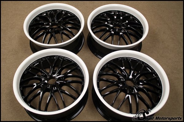 MRR wheels in Gloss Black & White