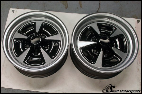 Pontiac Rally II wheels in two-tone