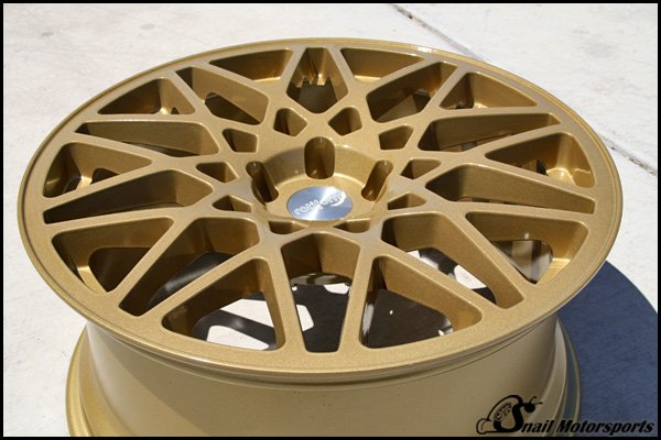 Rotiform wheel in Prismatic Gold & Clear