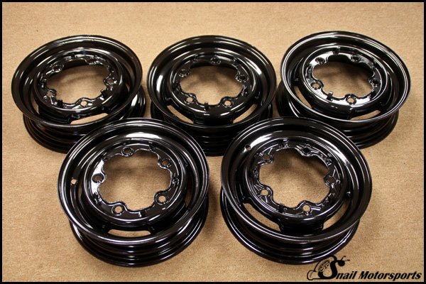Volkswagen steelies in Gloss Black