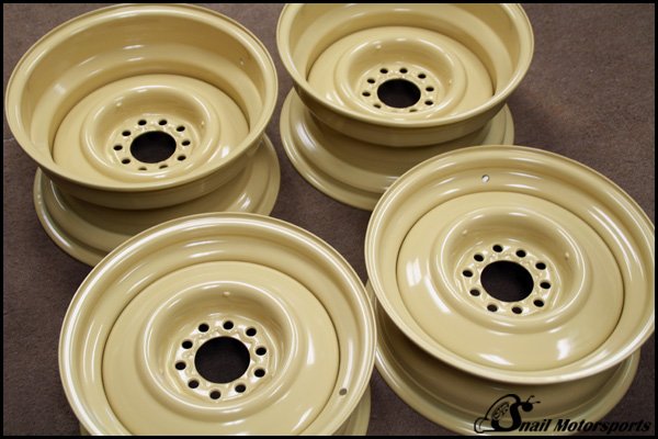 Truck custom steelies in PPG Beige