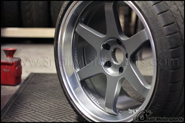 Volk TE37 wheels custom two-tone