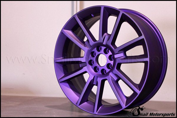 Wheel in Flat Anodized Purple