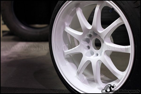 WORK wheels in Gloss White