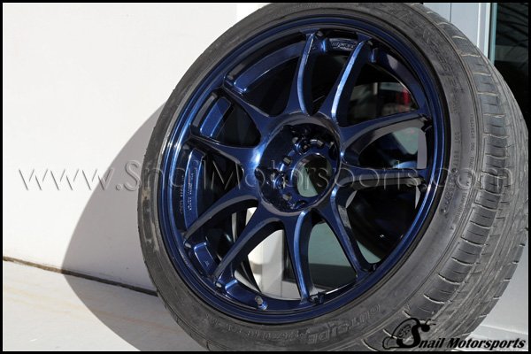 WORK wheels in Misty Lazer Blue